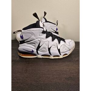 Nike Air Max CB34 Charles Barkley 414243 100 White Purple Black Size 10.5
